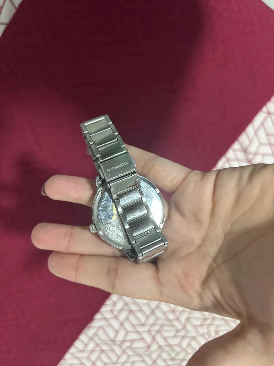 Relógio Feminino Mondaine Prata - Foto 4
