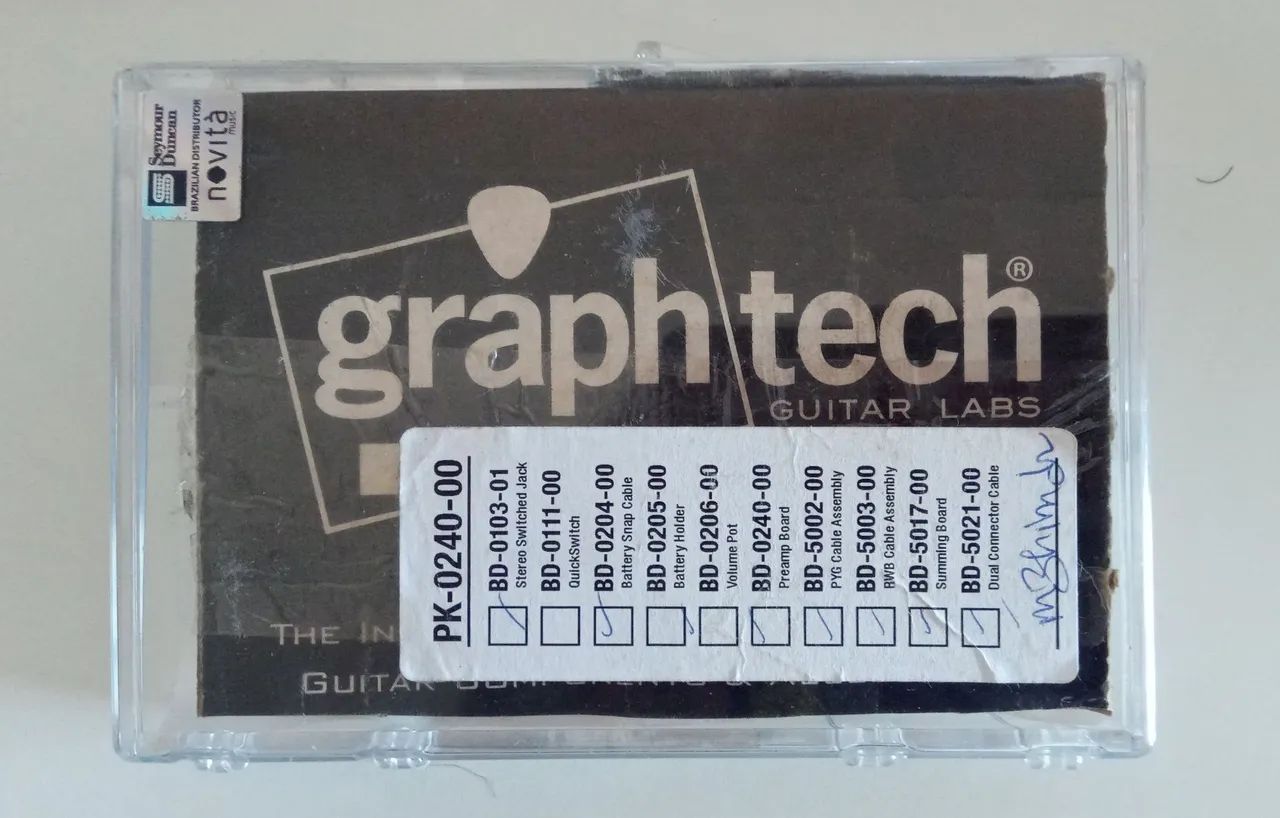 KIT GRAPHTEC PREAMP GHOST PIEZO NOVO - Foto 6