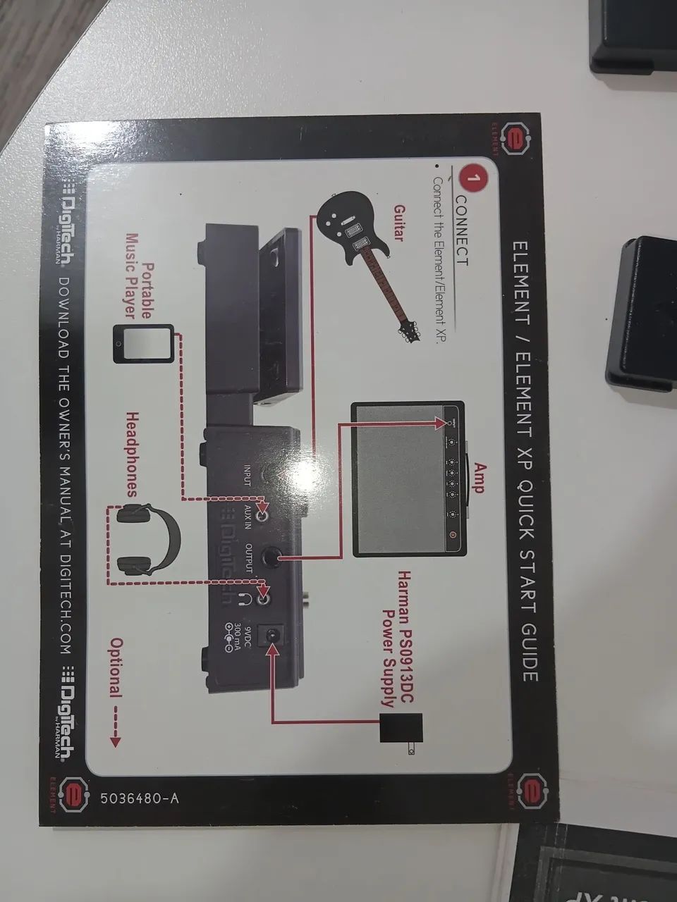 PEDALEIRA DIGITECH com pedal de expressão - Instrumentos musicais