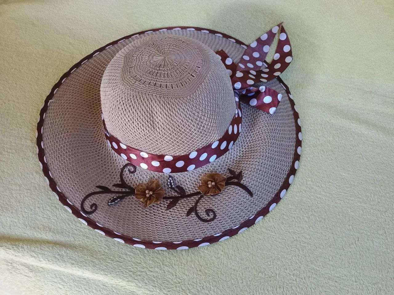 Chapéu feminino de praia 2
