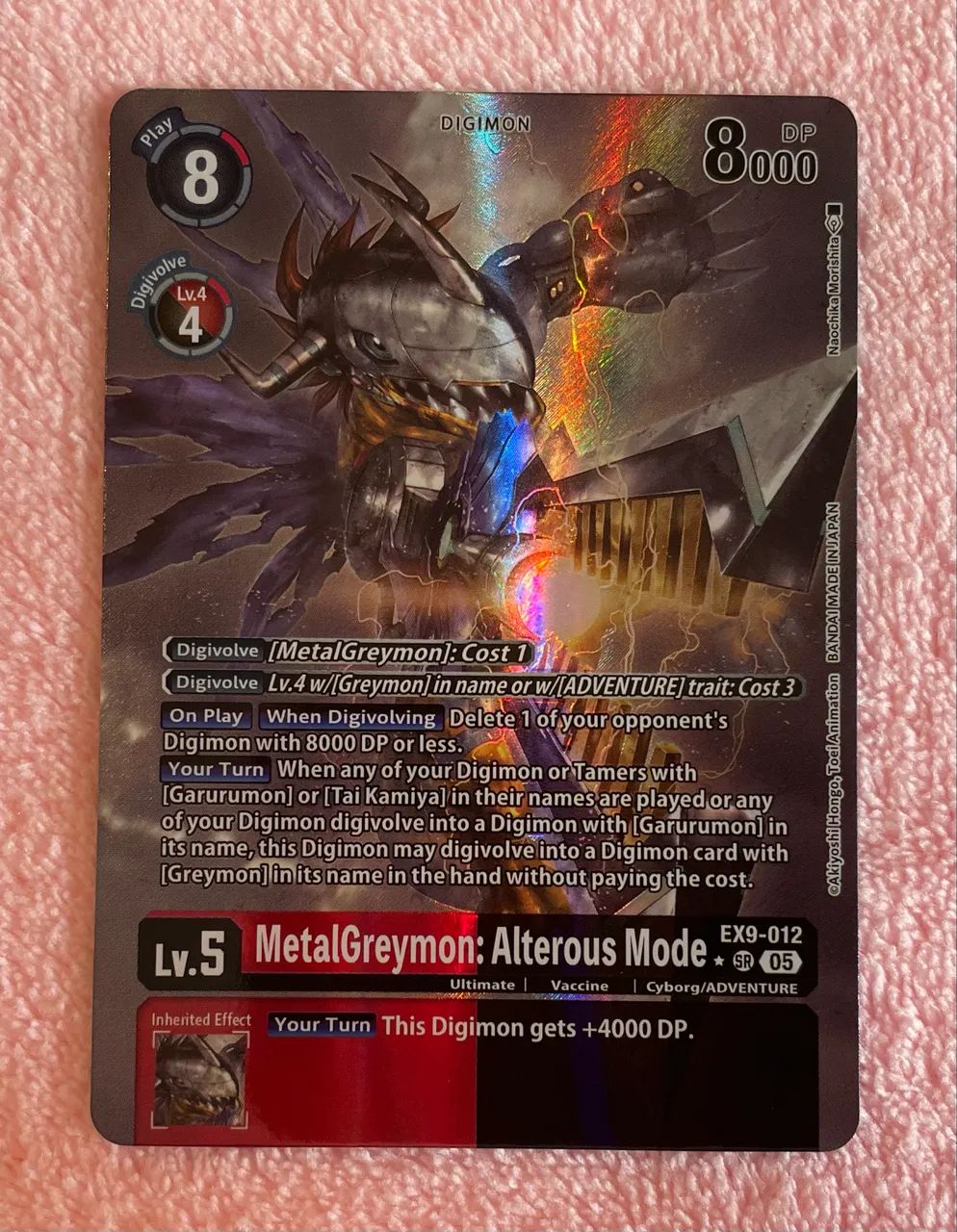 Metalgreymon Alterous Mode (alternate art) EX9-012 Digimon TCG