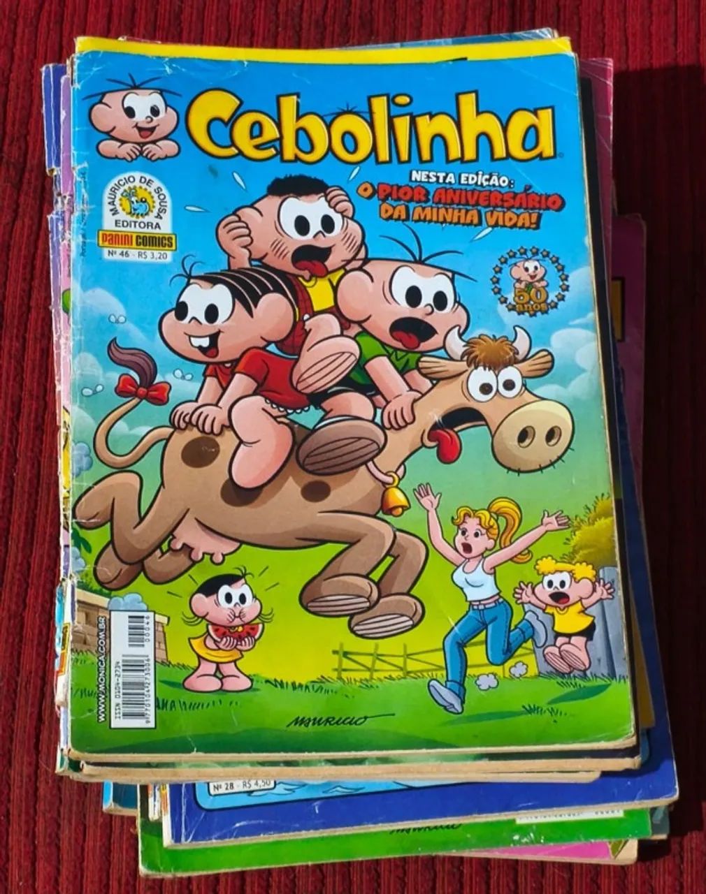 Gibis sortidos da Turma da Mônica e Disney
