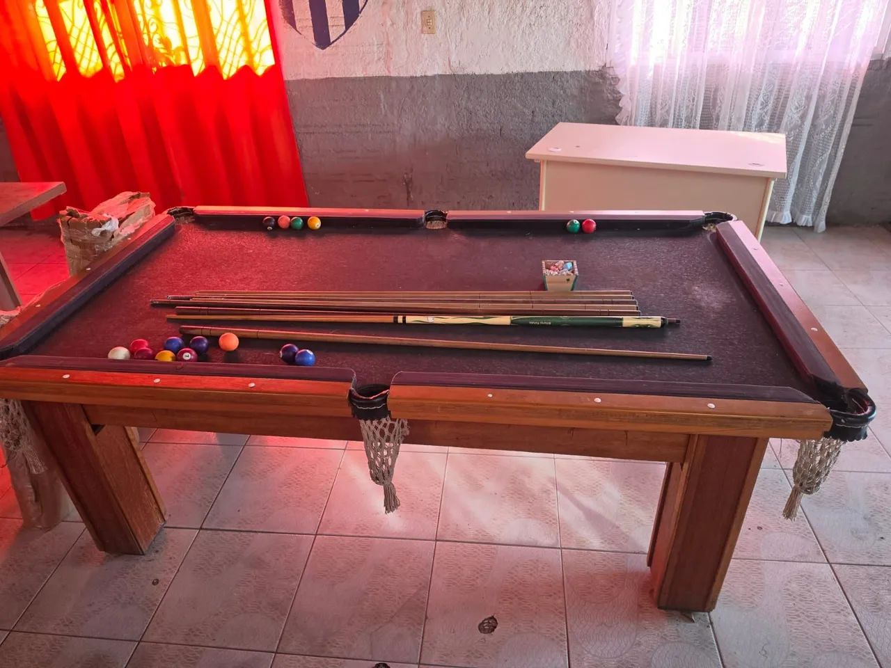 Mesa de sinuca usada em bom estado  - Foto 2