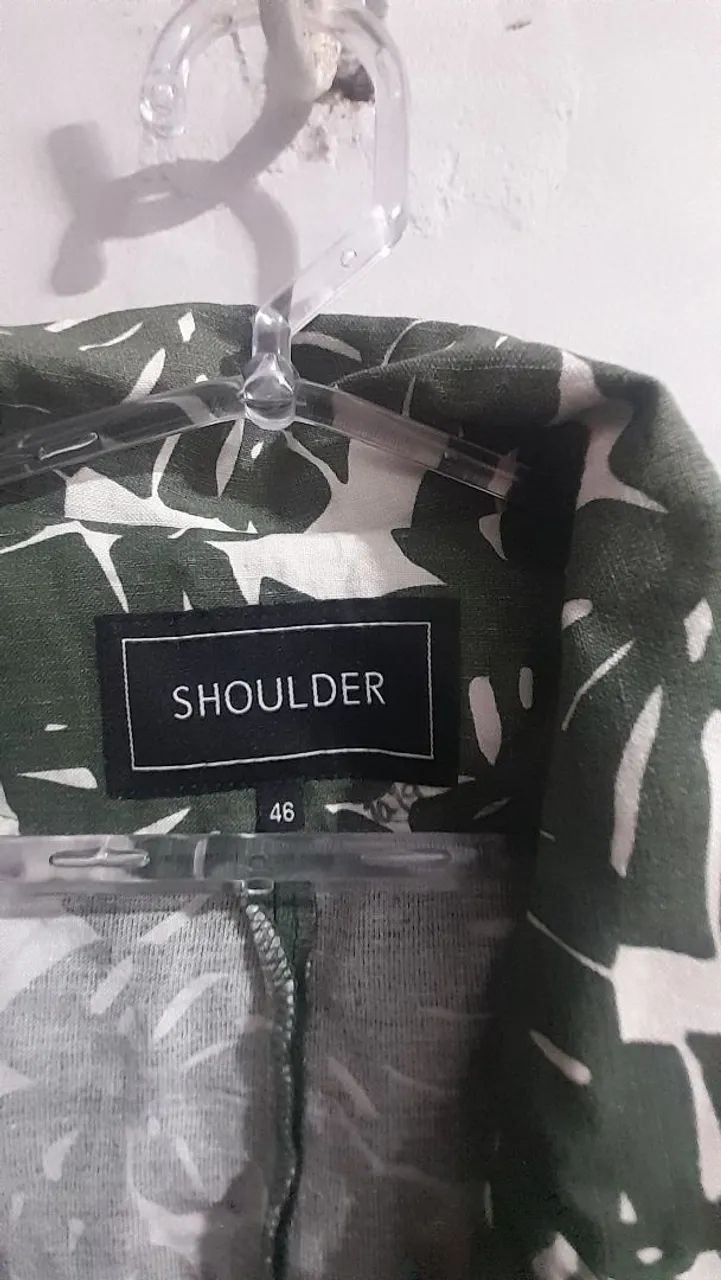 Blazer de linho da Shoulder - Foto 2