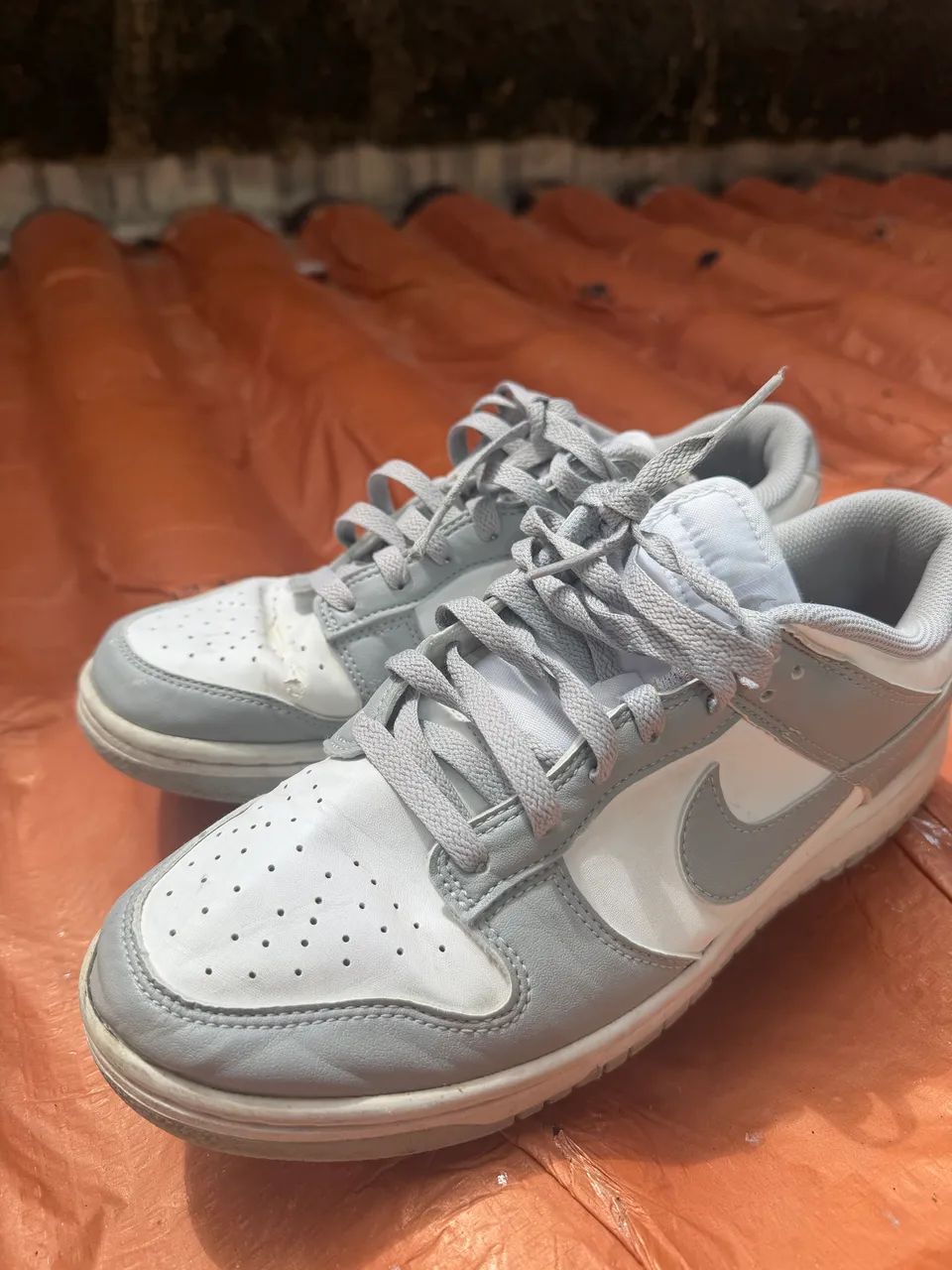 Dunk low banco e cinza - Foto 2