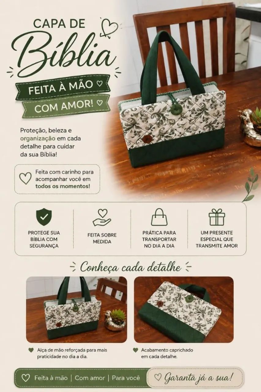 Capa para Bíblia Personalizada  - Foto 4