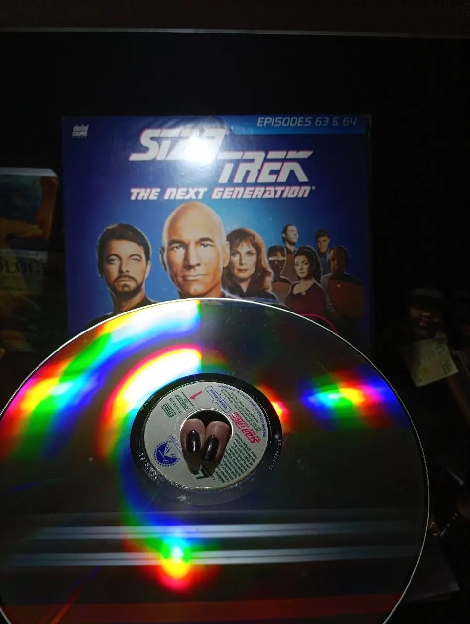 Laserdisc Star Trek The Next Generation 63 e 64 - Foto 2