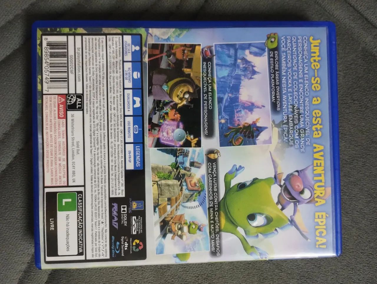Jogo de PS4 Yooka Laylee - Aceito Trocas! - Foto 2