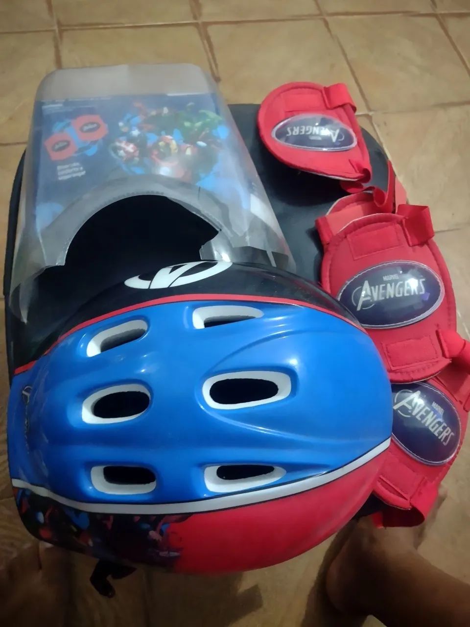 Kit proteção infantil Avengers Multikids  - Foto 4