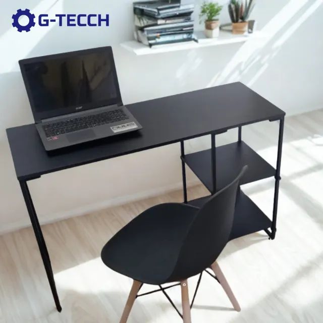 Mesa Industrial 1,1m NOVA Estilo Multiuso para Notebook Escritório Computador de Estudo - Foto 2