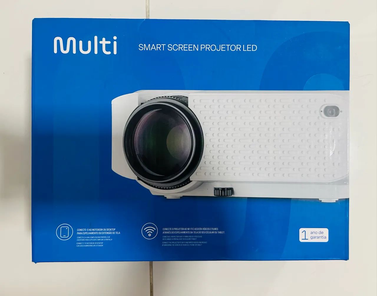 MINI PROJETOR MULTI - NOVO, na caixa!  - Foto 2