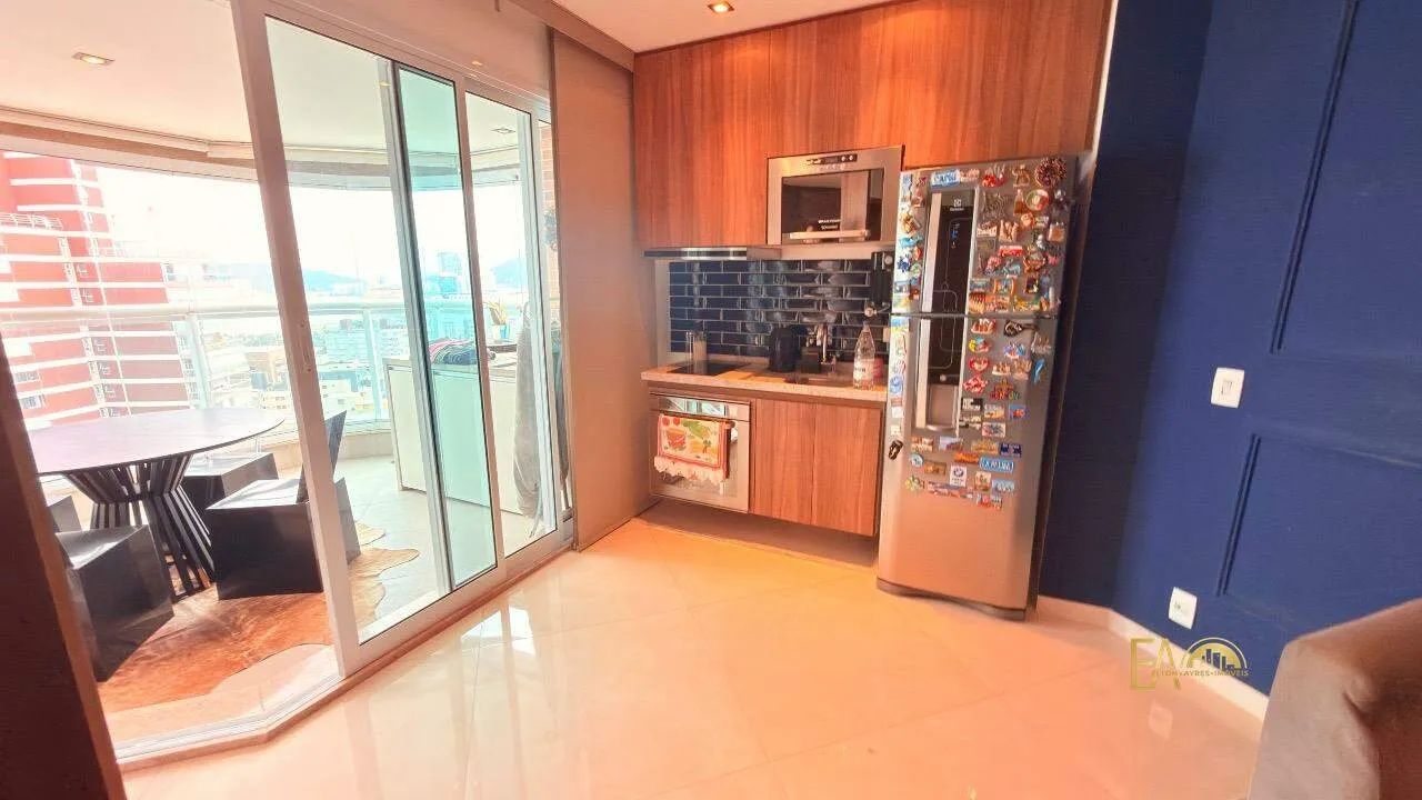 Cobertura Duplex Porteira Fechada com Vista Mar na Pompéia  Santos - Foto 11