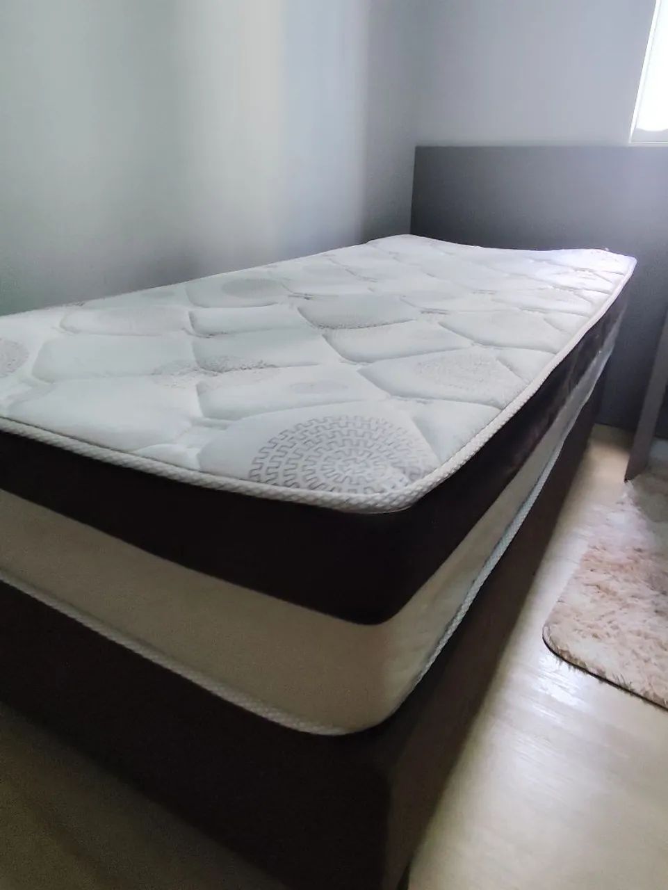Cama Solteiro ( box + colchão) - Foto 5