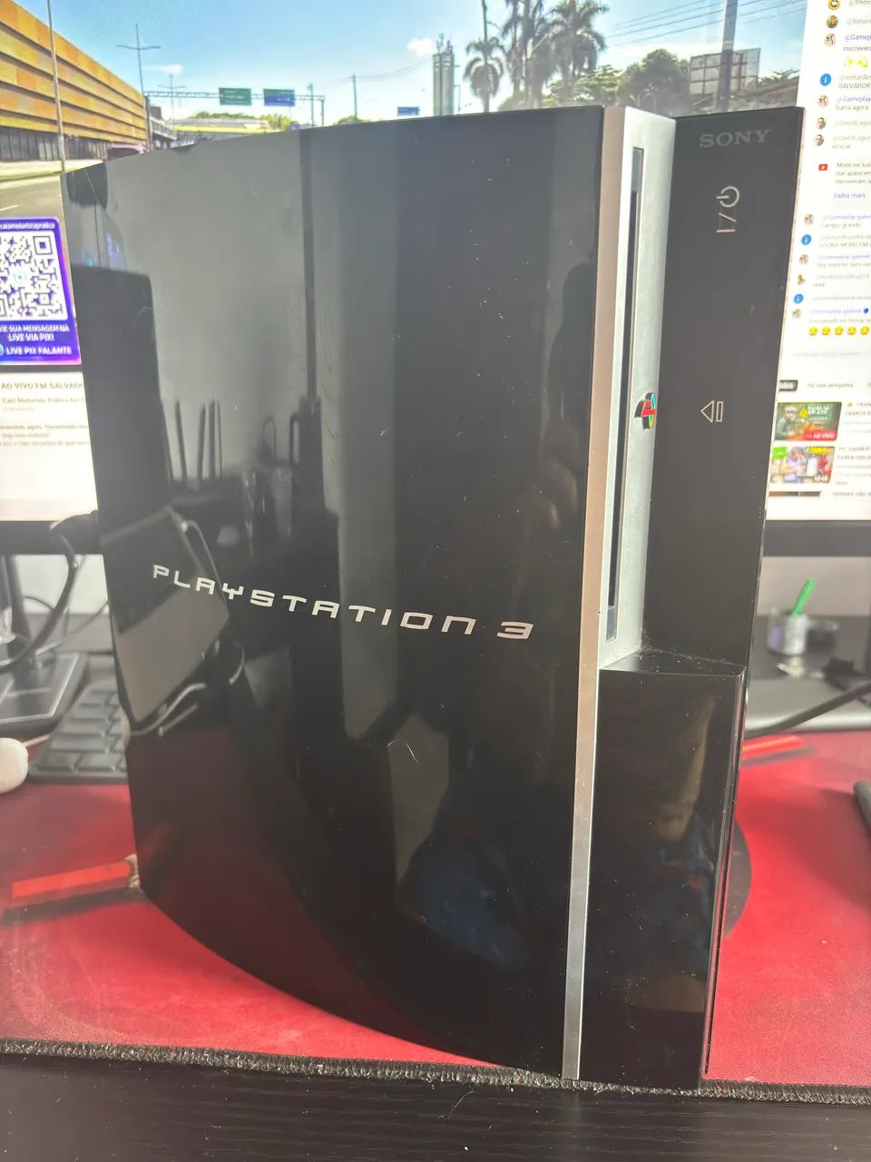 Ps3 fat com defeito - Foto 3