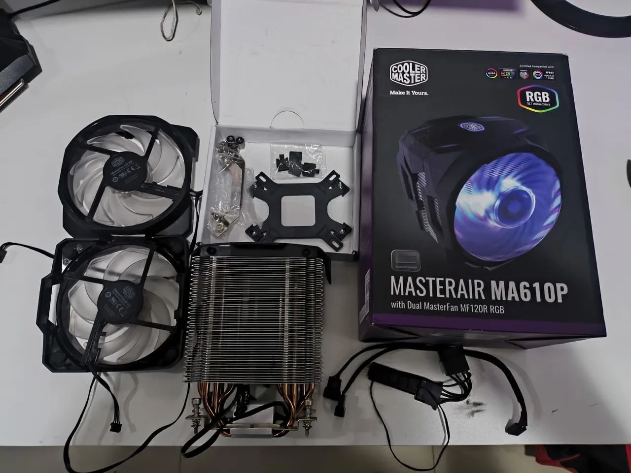 Cooler Master MasterAir MA610P RGB - Completo na Caixa - Foto 2