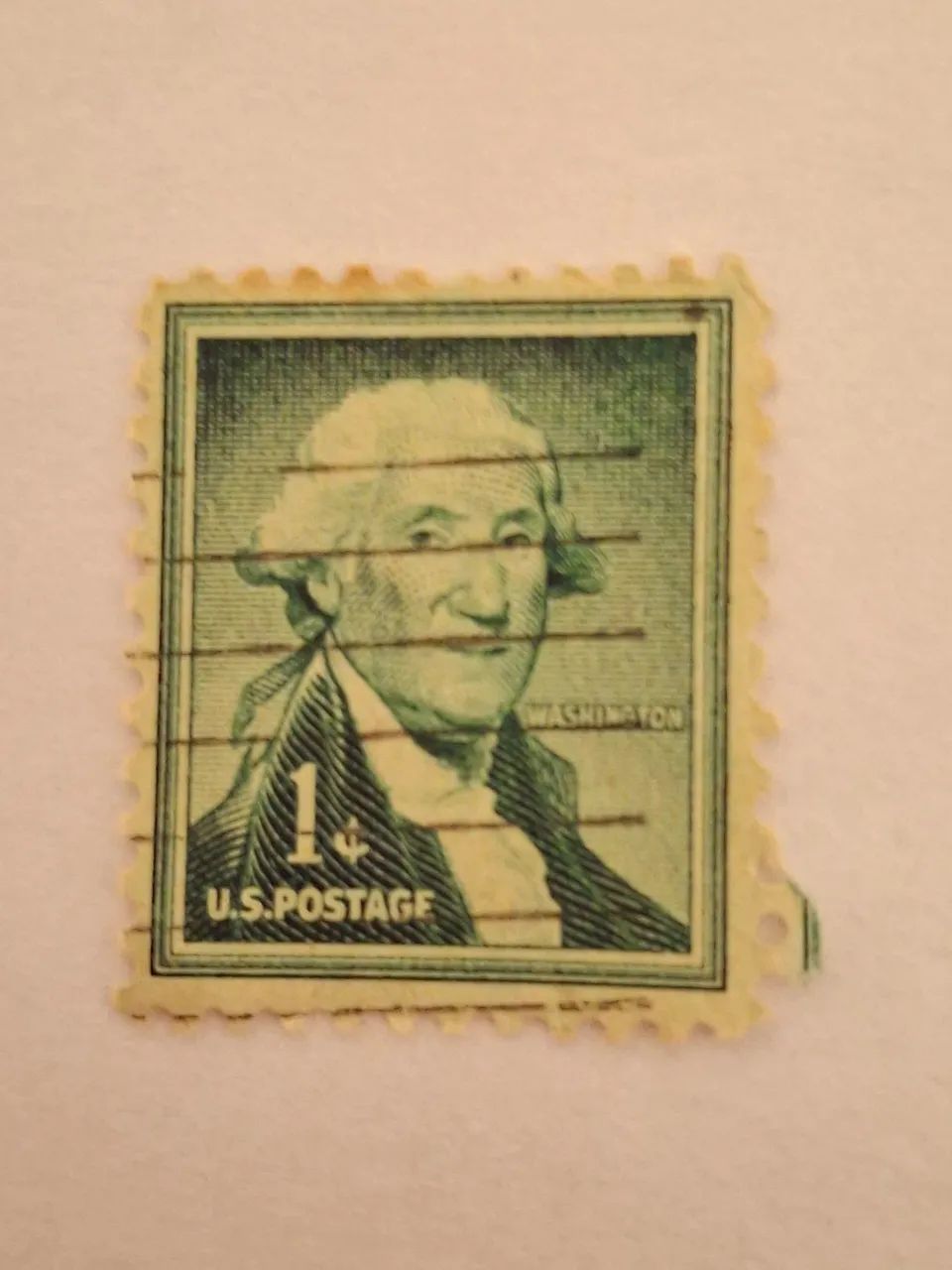 Selo EUA Antiguidade George Washington 1 c.