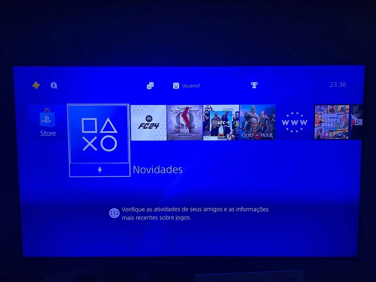 PS4 Desbloqueado aceito cartão C/ Jogos - Foto 4