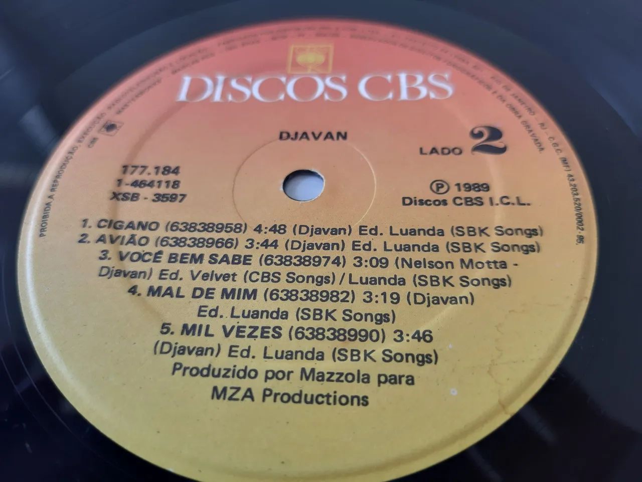 Lp Djavan - Oceano - Foto 6