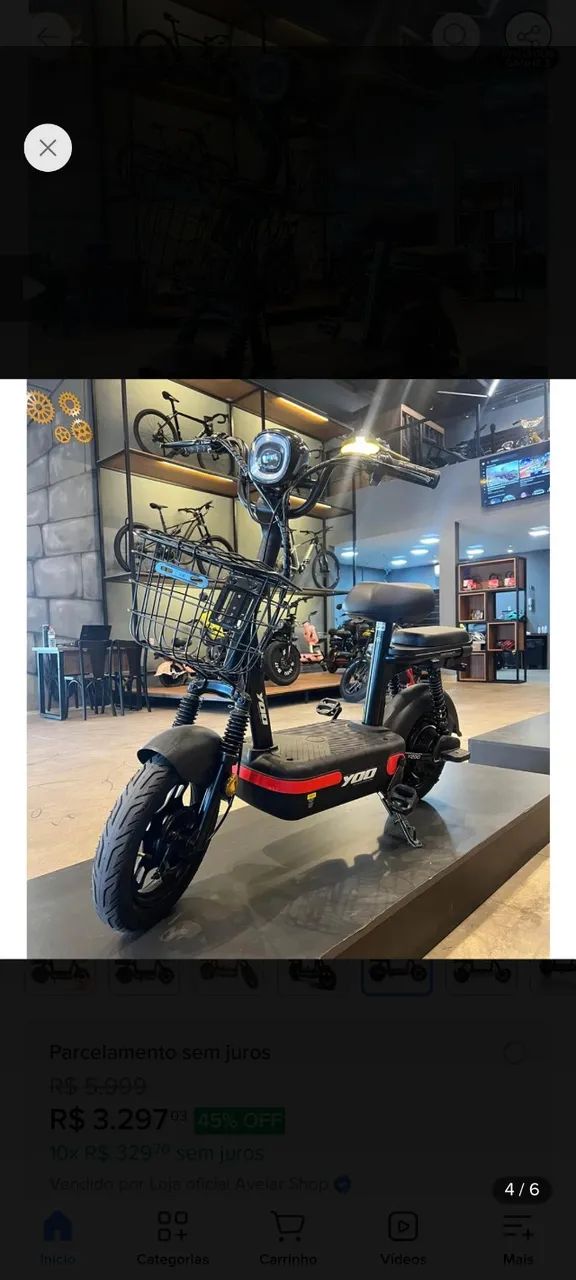 Bicicleta elétrica  - Foto 2