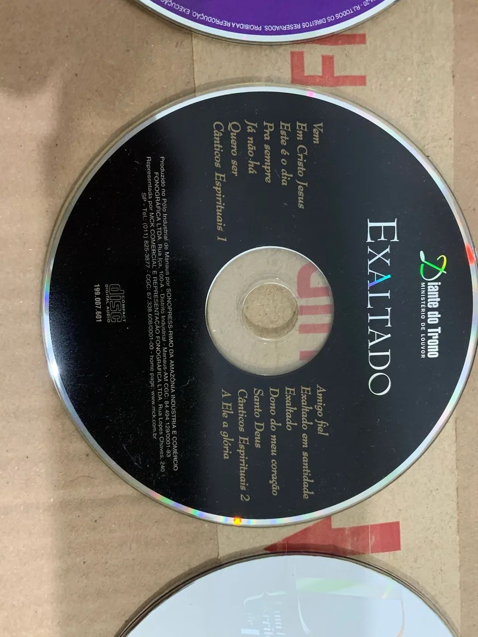 Kit 3 CDs (sem capa) cantores evangélicos. Preço do kit  - Foto 5