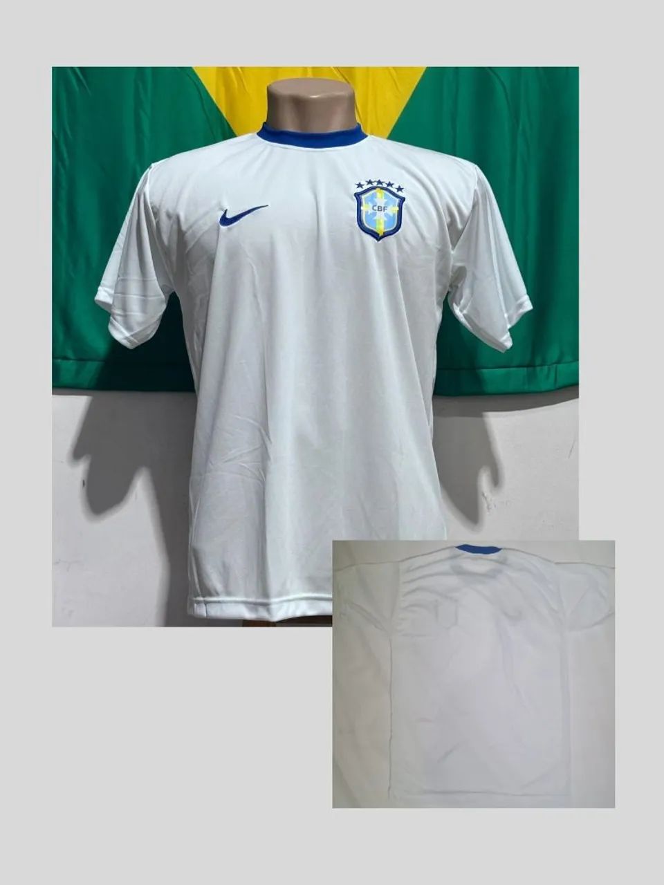 Camisa do Brasil branca nova
