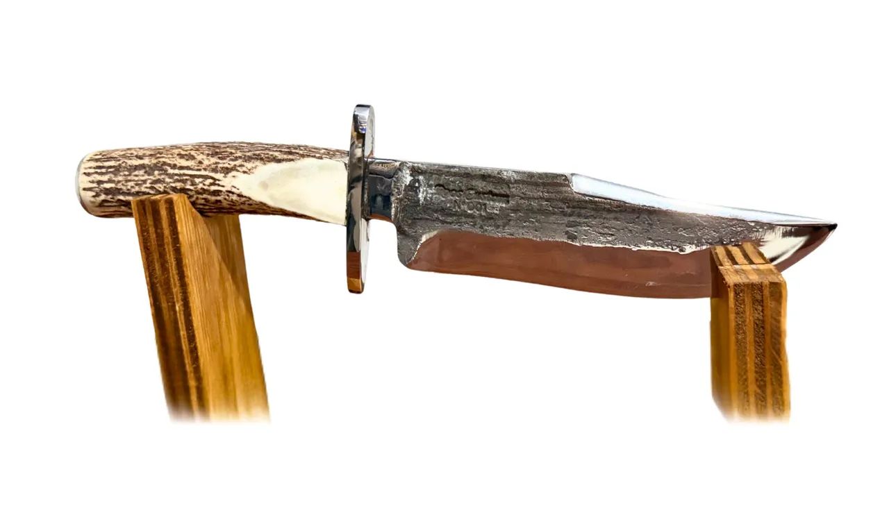 Faca Bowie Artesanal Aço Carbono Brute