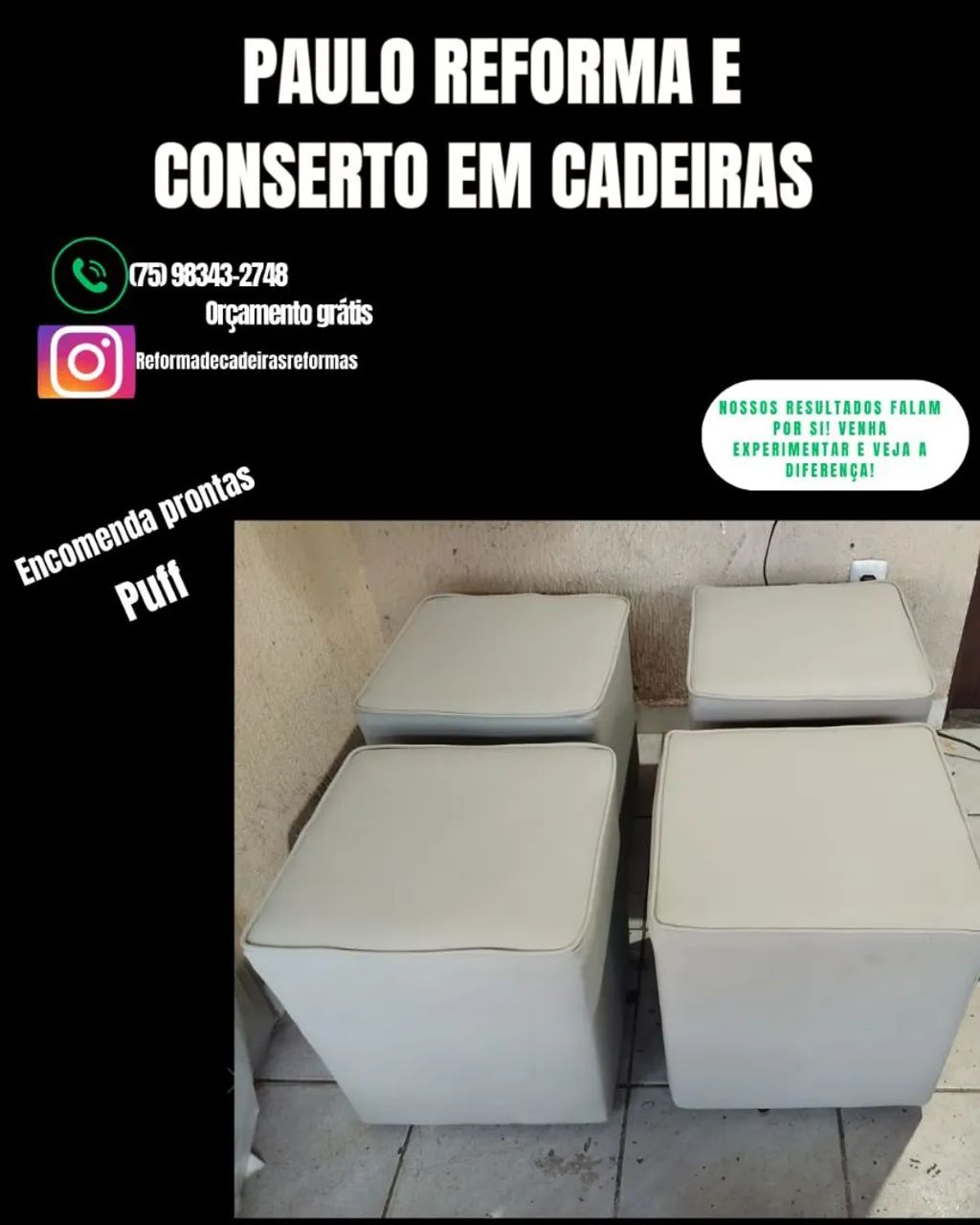 Reforma e conserto de cadeiras - Foto 3