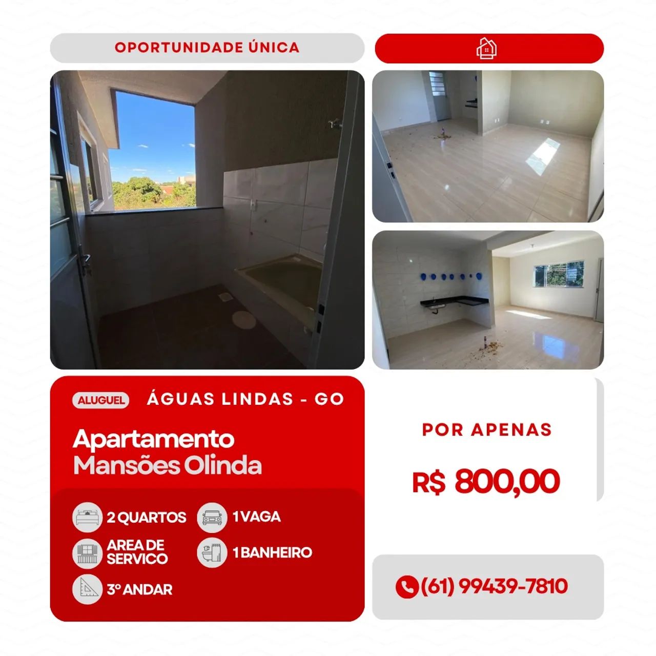 Apartamento, Mansões Olinda 