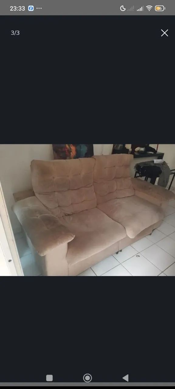 Sofá com catraca 64985854057601120