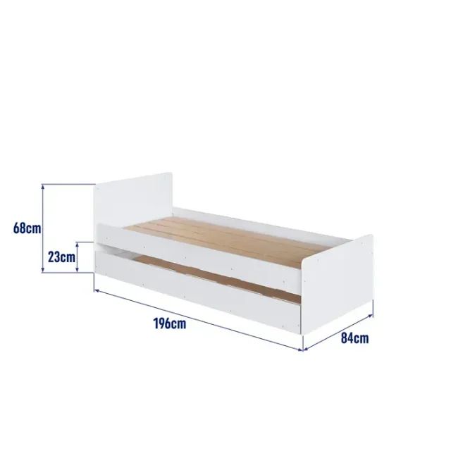 Berço, Cama de Solteiro e Cômoda - 3 em 1 - Bebe dorme bem - Foto 3