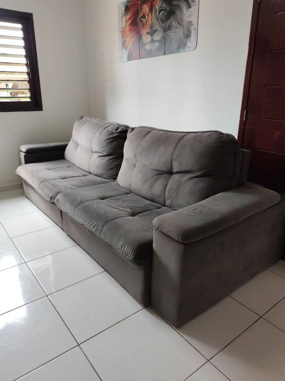 Sofa com extensão 