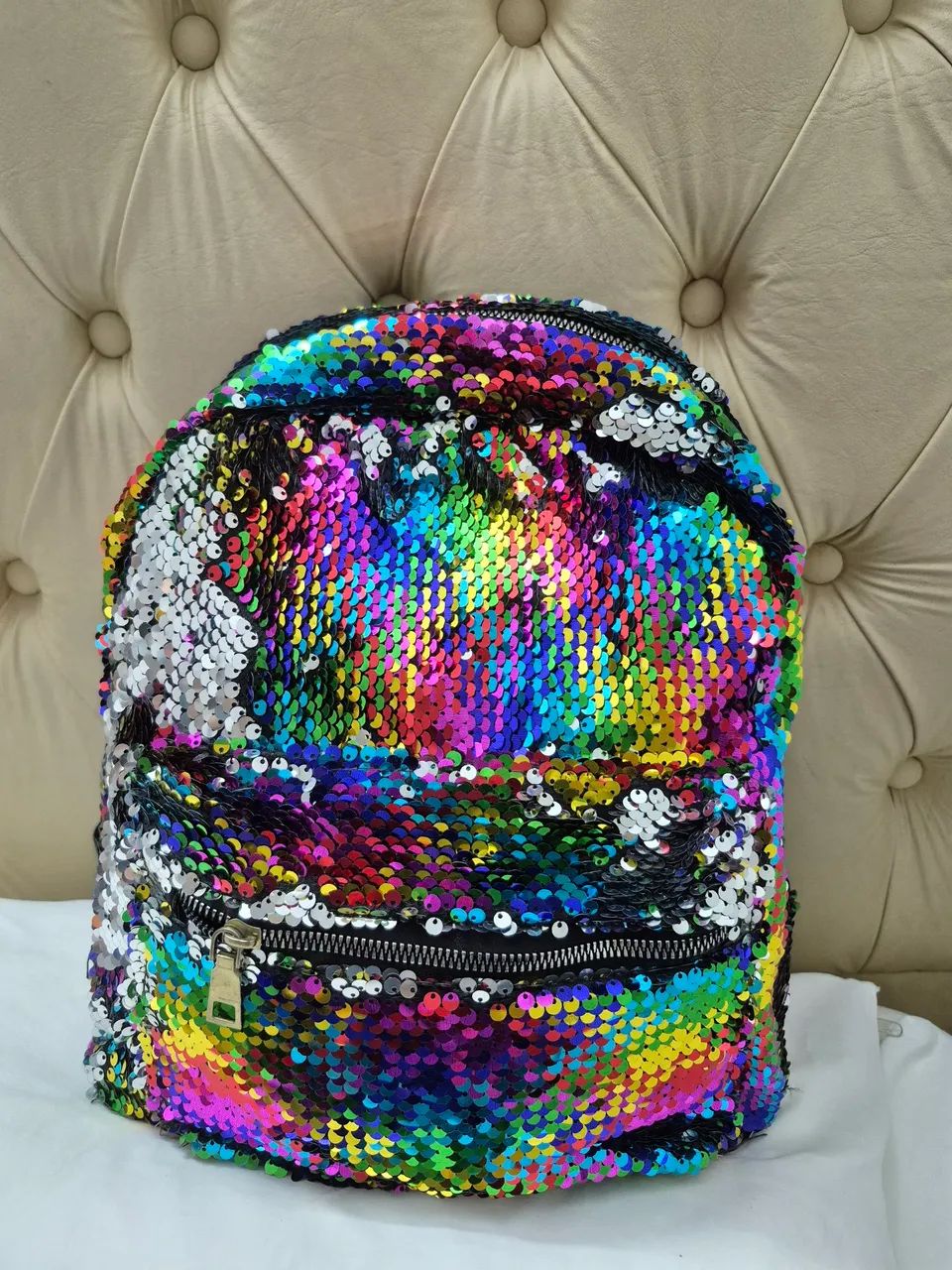 Mochila Brilhosa - Foto 5
