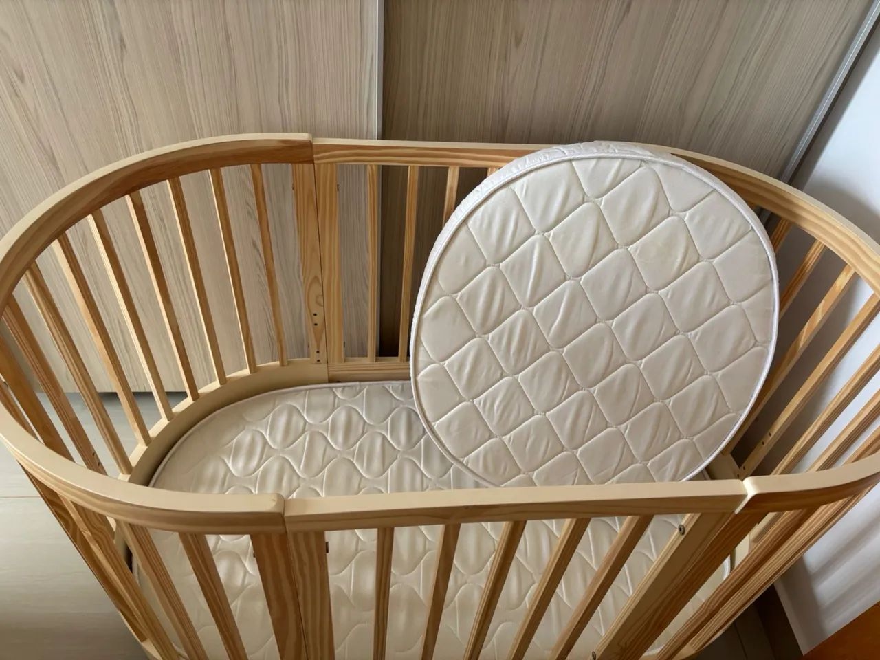 Berço wave DIVICAR com os 2 colchões. Nunca utilizado  - Foto 5