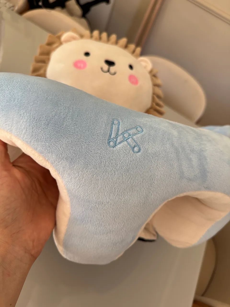 Poltrona/assento de bebê em pelúcia Novo - Foto 3