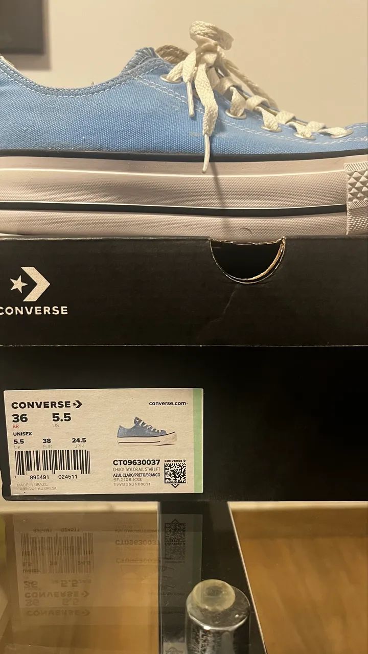 Tênis Converse Chuck Taylor All Star Azul - Foto 3