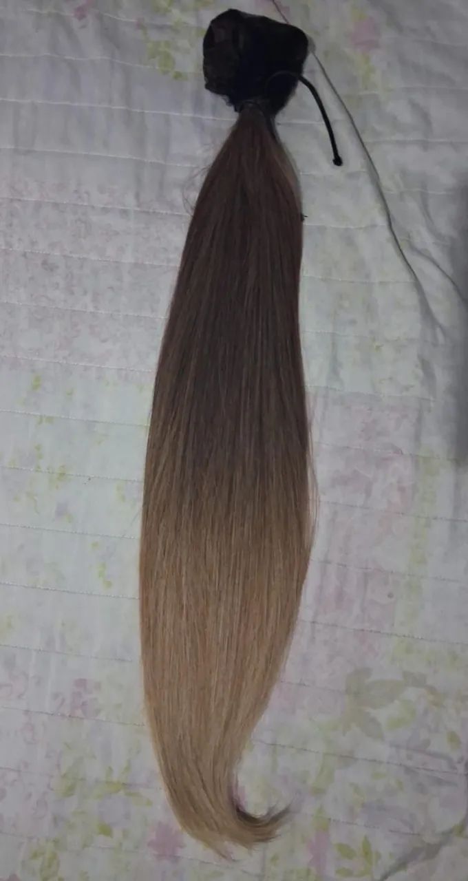 Cabelo semi humano 80cm! Lindissimo - Foto 3