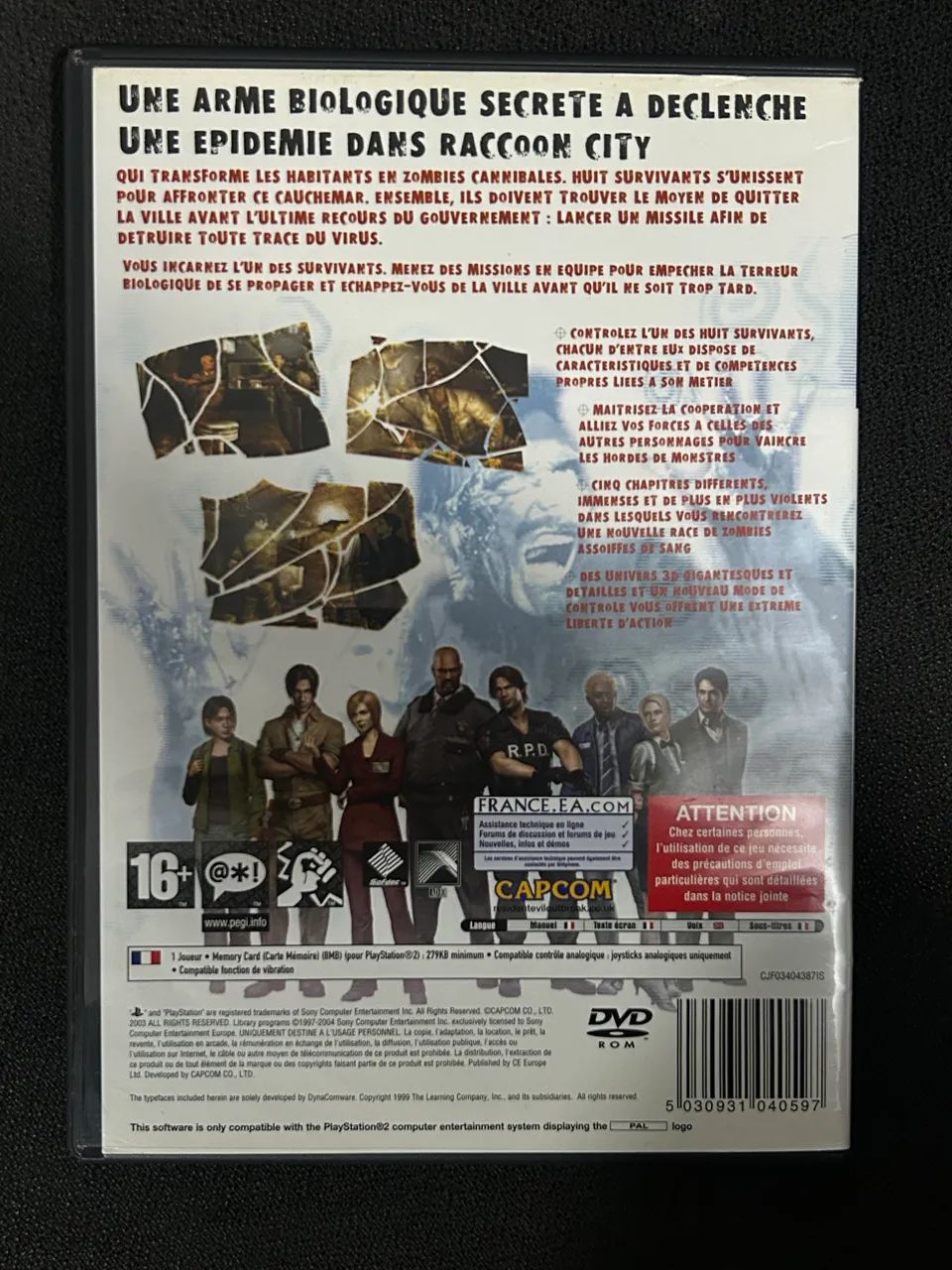 Resident Evil Outbreak ps2 original  - Foto 2
