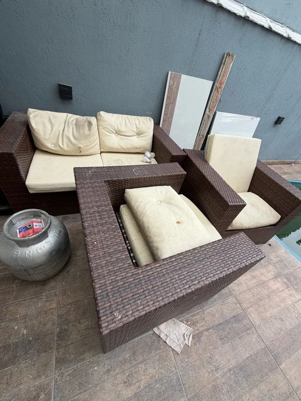 Kit Jogo De Sofás, Mesa e Espreguiçadeiras  - Foto 3