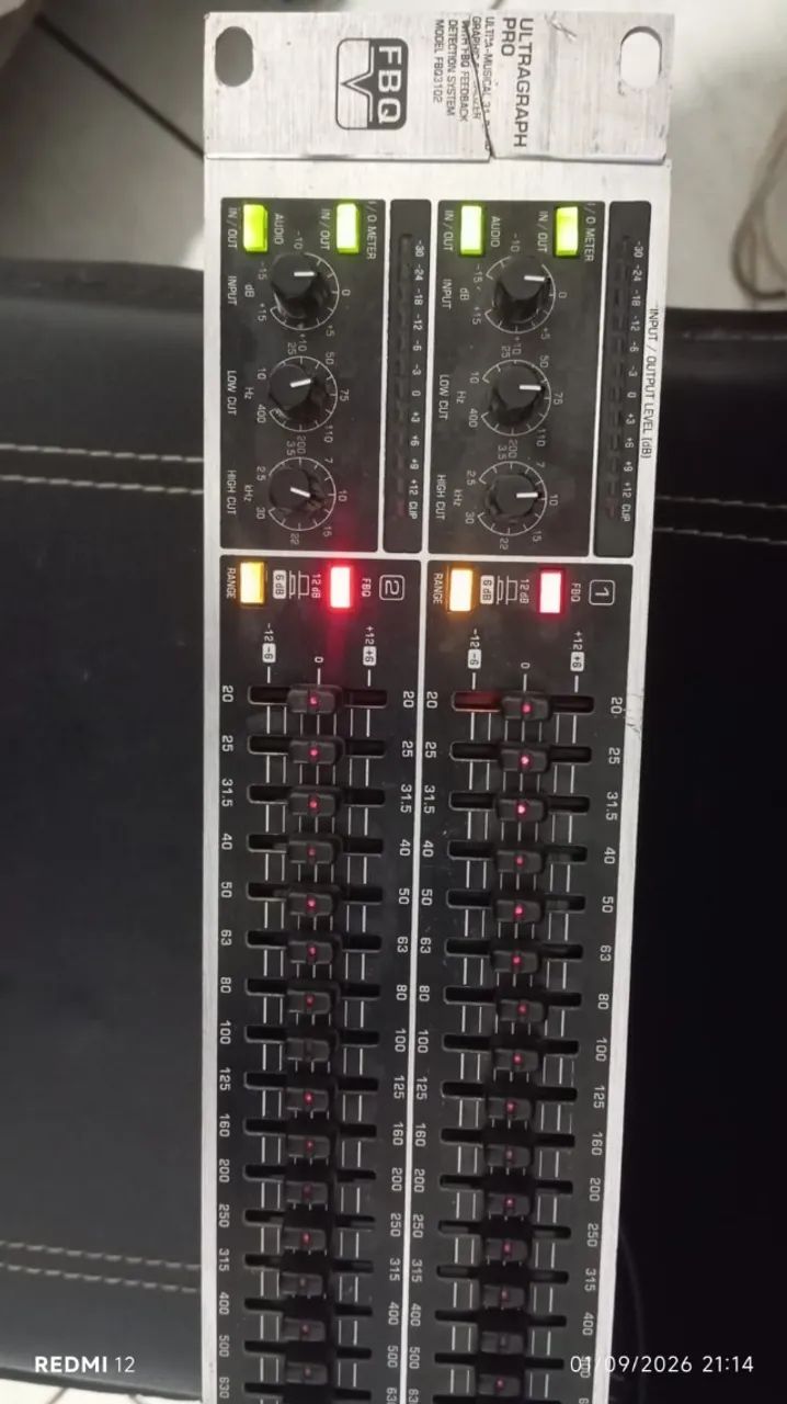Equalizador Behringer fbq3102 - Foto 3