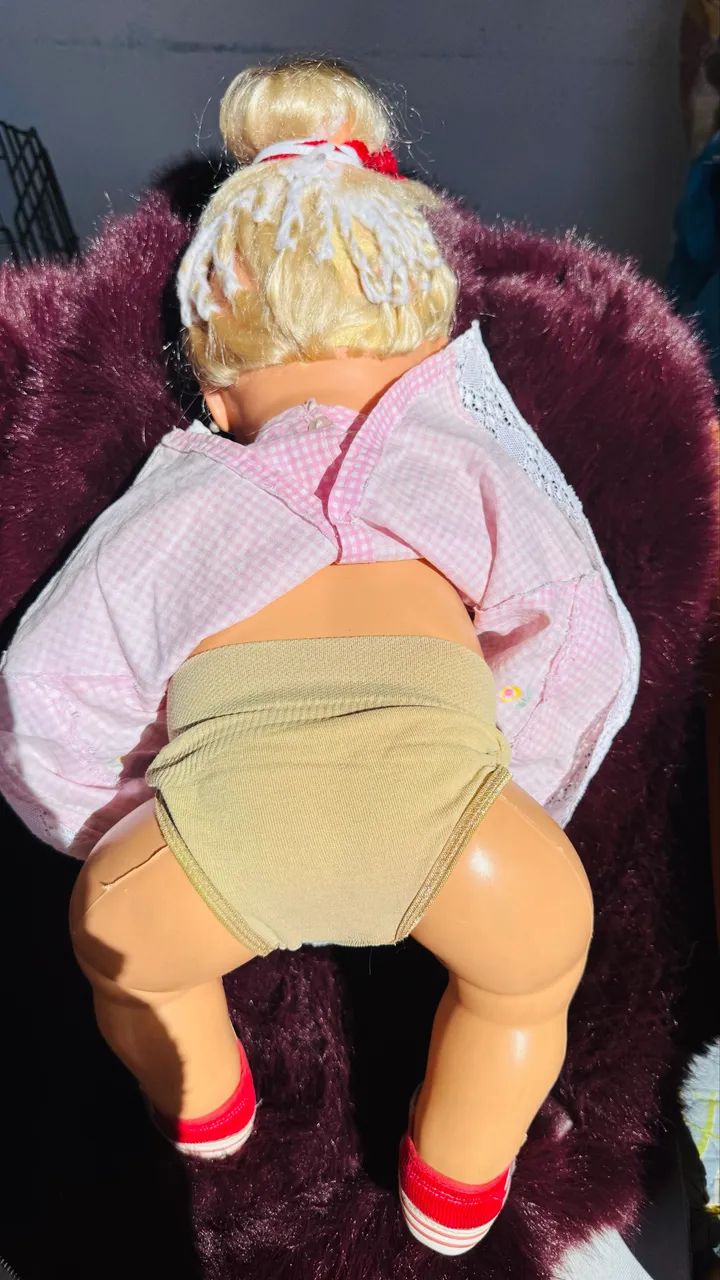 BONECA MUITO ANTIGA LOIRA - Foto 4