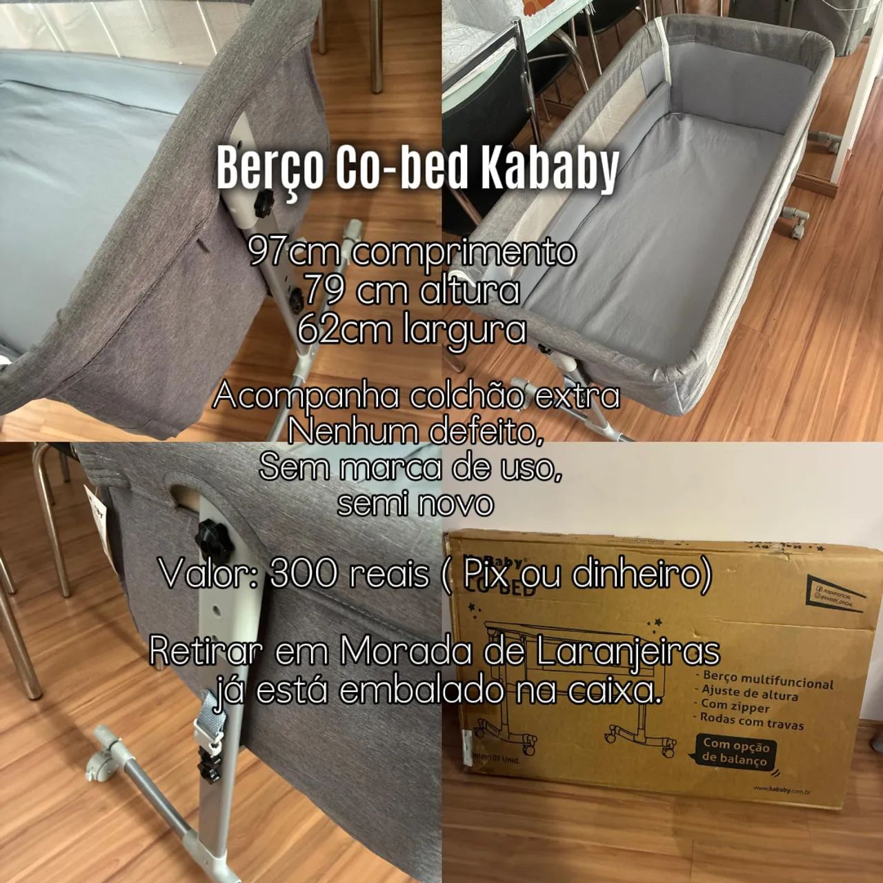 Berço- Lado da cama - Foto 3