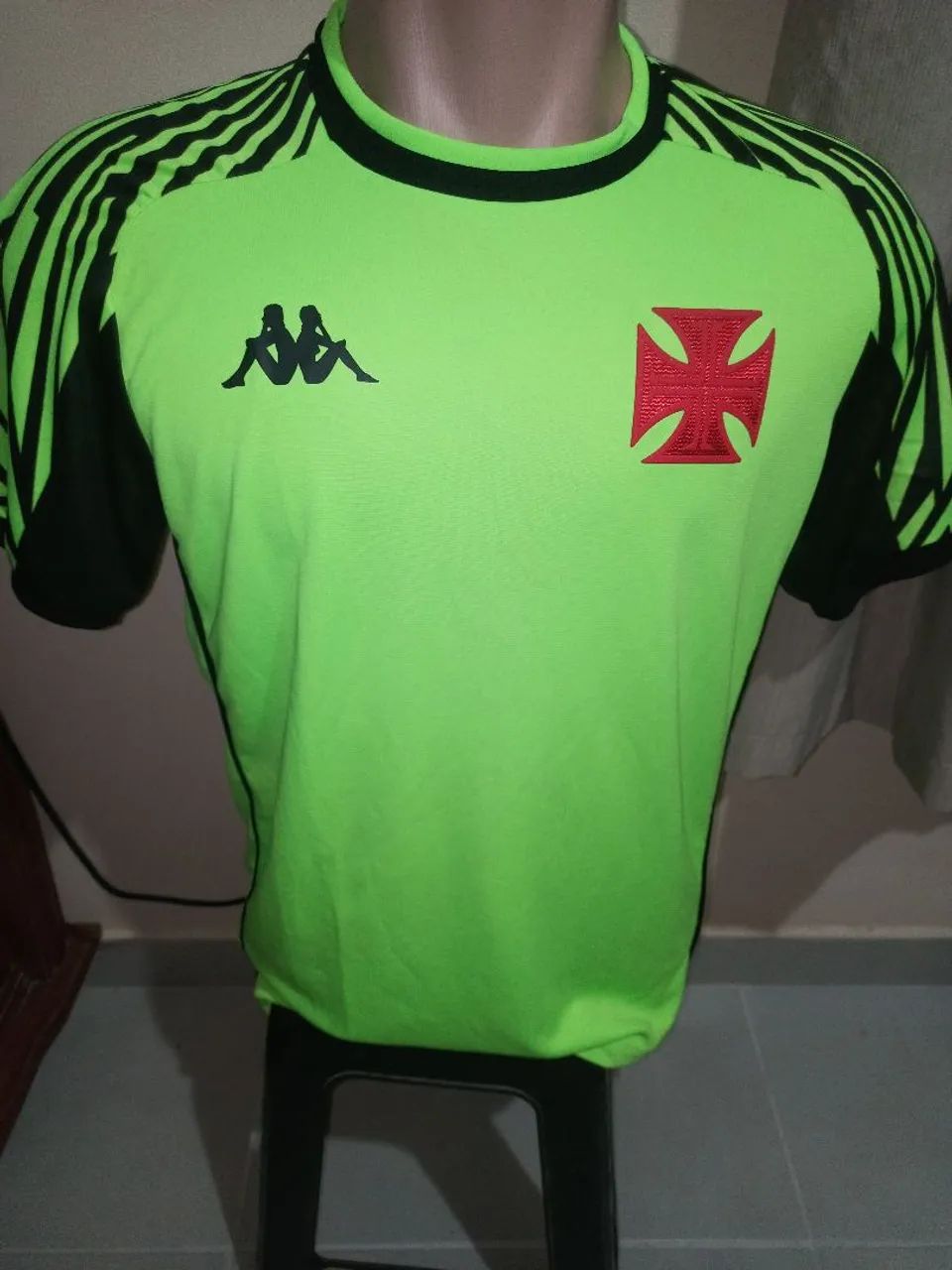 Camisa Vasco Goleiro Kappa Verde limão