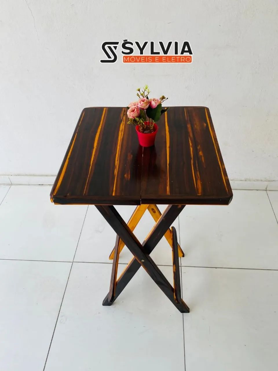 Mesa bistrô com verniz  - Foto 4