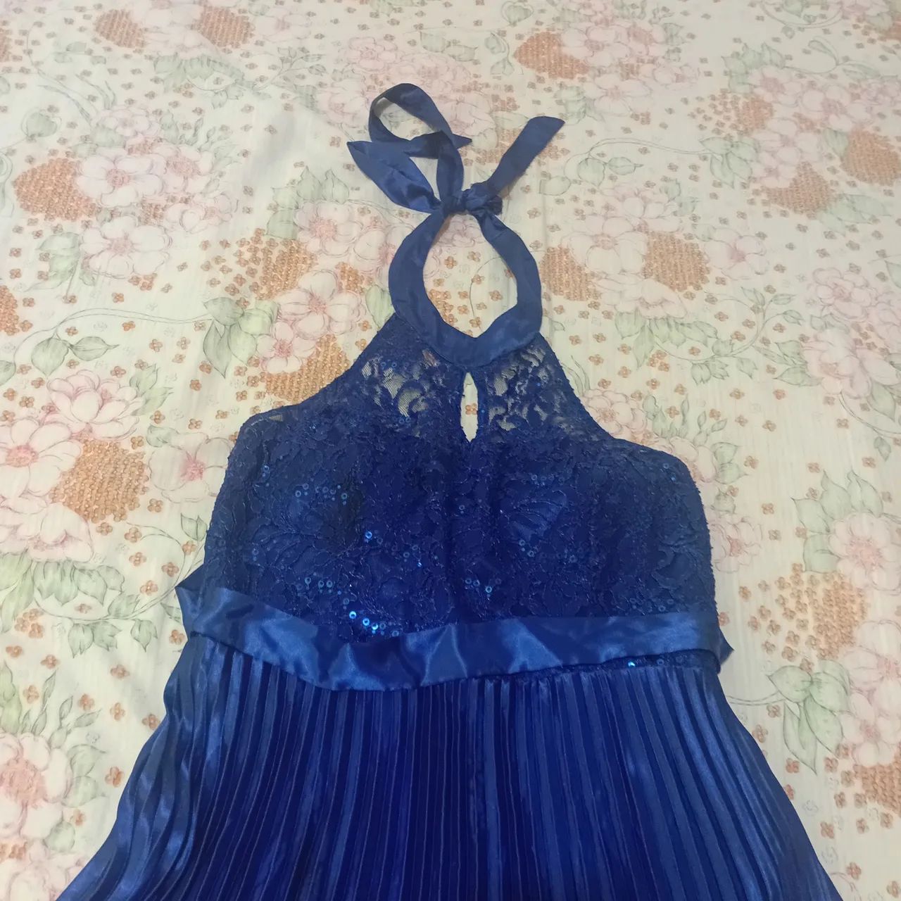 Vestido longo azul - Foto 3