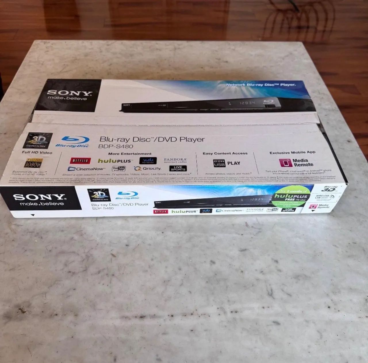Blu-ray Sony BDP-S480 3D Smart + Caixa Original - Foto 2
