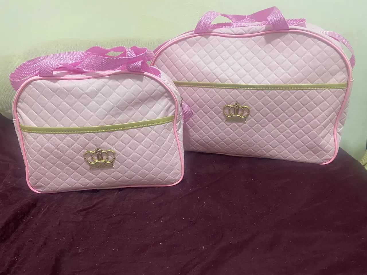 Bolsa maternidade com bolsa para higiene.  - Foto 4