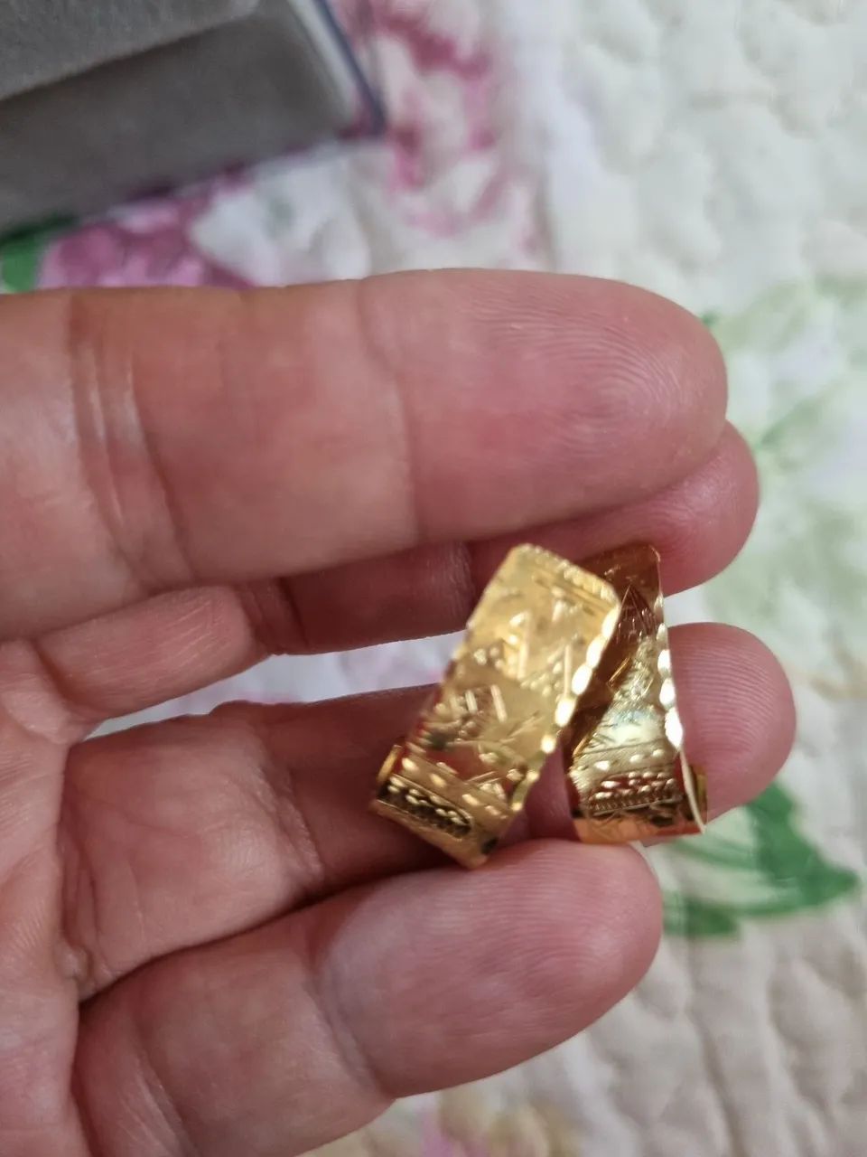 Brincos escrava ouro 18k - Foto 2