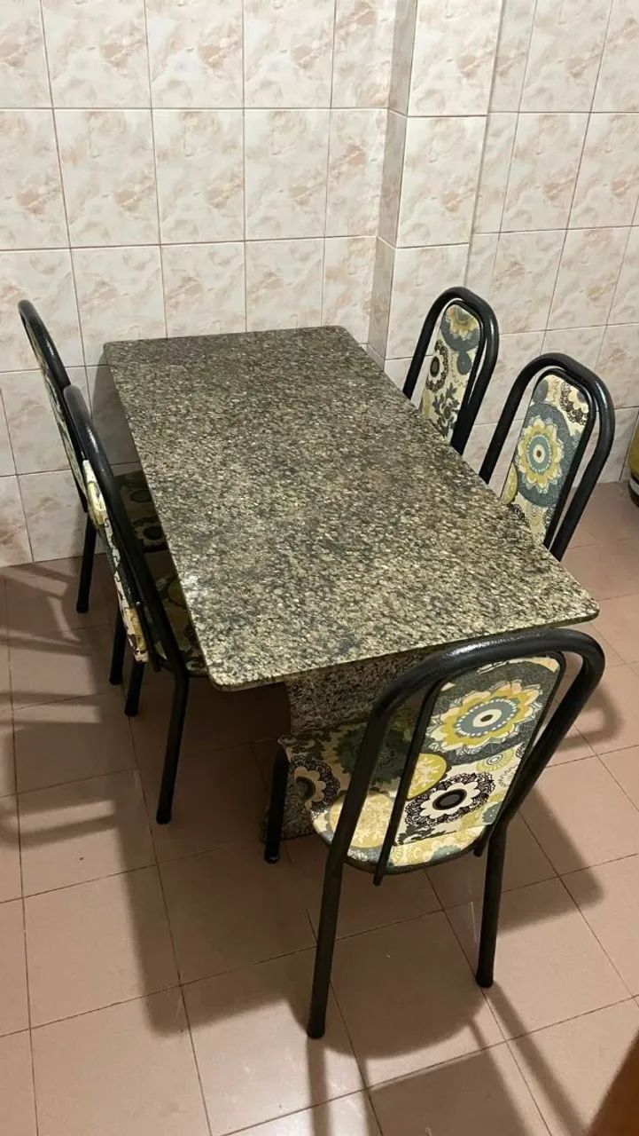 Mesa de jantar 6 lugares mármore  - Foto 4