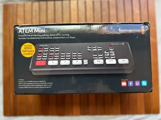 Switcher Blackmagic Atem Mini - Nova, Nunca Usada! - Foto 3