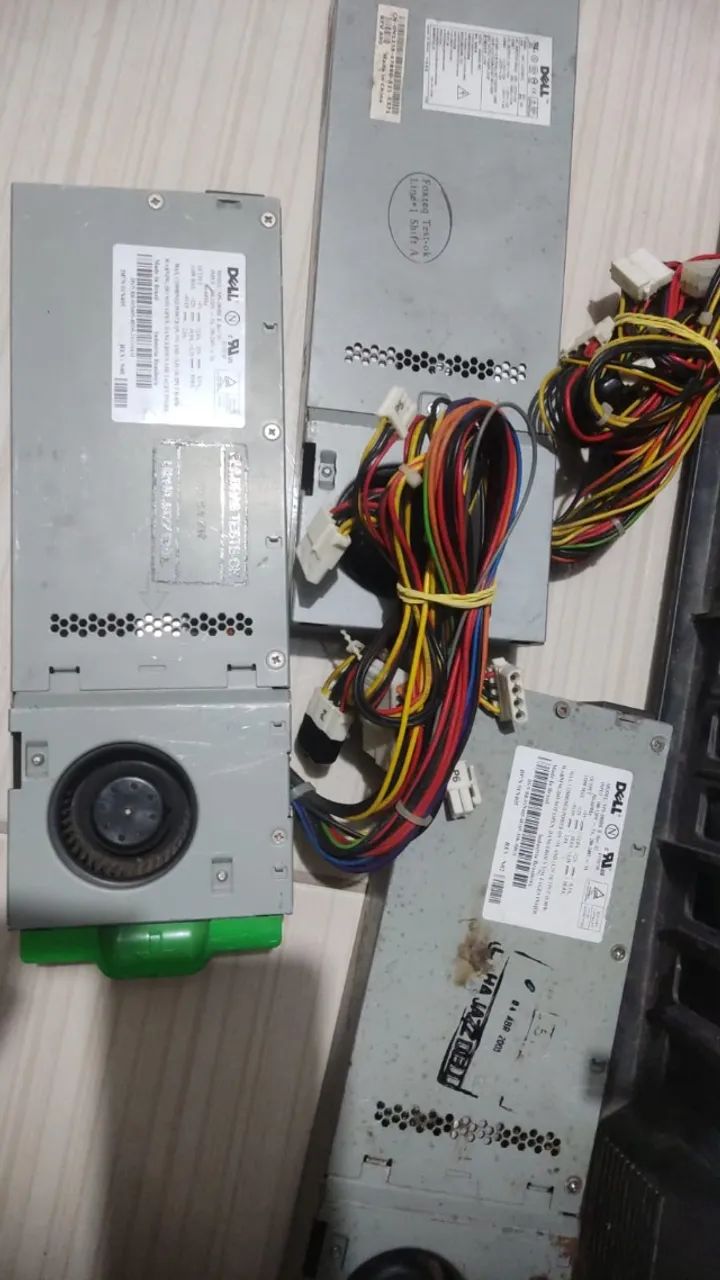 Lote de fontes ATX e eletrônicos diversos (Ref 03) - Foto 2